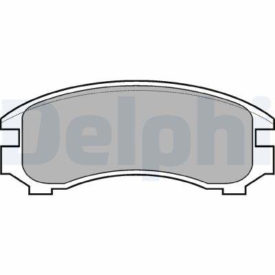 Fren Disk Balata Ön Nissan Sunny Coupe/ Traveller (B12)(08.1986->)  DELPHI LP671