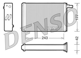 Kalorifer Radyatörü  DENSO DRR09030  5947797 7761840