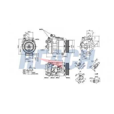 Klima Kompresörü  BMW X1 Serisi (E84)(2009->)  MAHLE ACP 708 000P