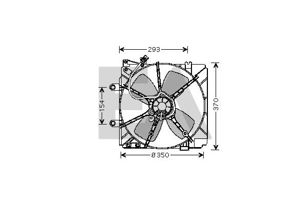 Radyatör Fan ve Motoru  MADE IN TAIWAN FS1915025