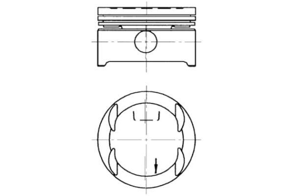 Piston (79.00MM-STD)  KOLBENSCHMIDT 94637600