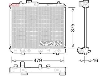 Su Radyatörü  DENSO DRM47028  25310 4P000 1770073KB0 4709363 93194258