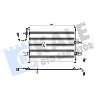 Klima Radyatörü  KALE 187300