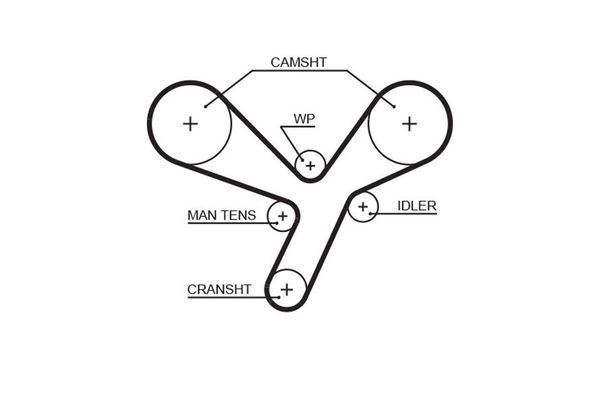 Triger Kayışı  Mitsubishi Pajero (V80/V90)(2007->)  GATES 5643XS