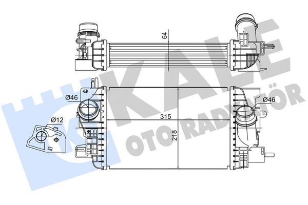Turbo Radyatörü  KALE 345055