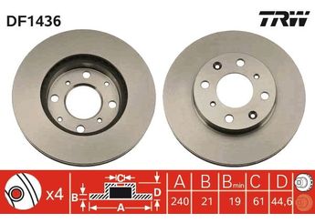 Fren Disk Ayna Ön Sağ ve Sol SWAPP 43046  45251SH0A00 45251-SH0-A00 45251SH1A00 45251-SH1-A00 45251SH3A00 45251-SH3-A00 45251SH3A10 45251-SH3-A10 45251SR3A00 45251-SR3-A00 45251SR3A10 45251-SR3-A10 45251TG1T00 45251-TG1-T00