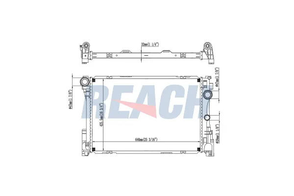 Su Radyatörü  Honda Accord Tourer (CN/CM)(01.2003->)  BSG 35-520-003