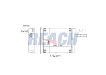 Kalorifer Radyatörü  PSA ORJINAL 6448F9  6448F9 1307156080 1320774080 1320776080 1321309080 644893 6448.93 6448.F9