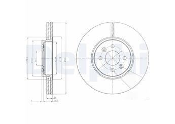 Fren Disk Ayna Ön Sağ ve Sol DELPHI BG3929  7701207897 7701 207 897 8200046548 8200 046 548 8201695231 8671017844