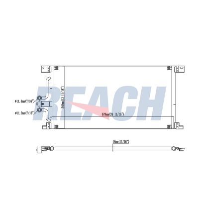 Klima Radyatörü  DENSO DCN10011