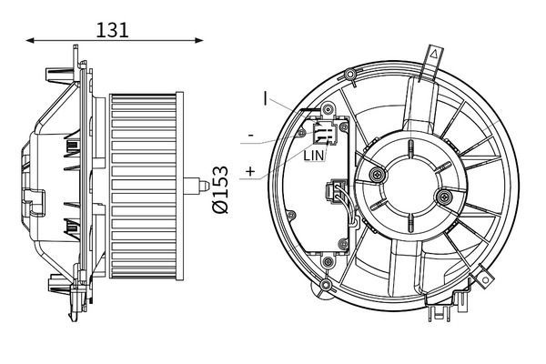 Kalorifer Motoru  MAHLE AB 426 000S