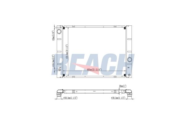 Su Radyatörü  RADISEN RR 60772