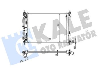 Su Radyatörü  RADISEN RR 606732  25310H8150 25310H8000