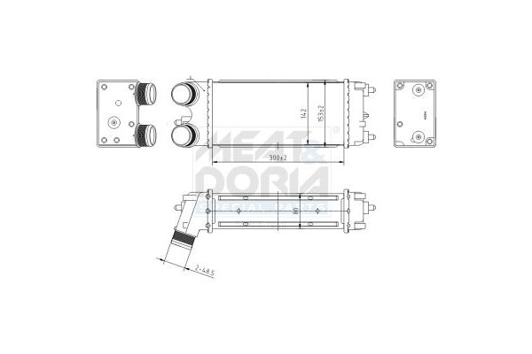 Turbo Radyatörü  Ford Transit Courier (C4A)(2013->)  MADE IN TAIWAN FT766K775BA