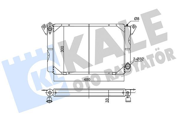 Su Radyatörü  KALE 0501132PF