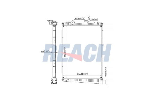 Su Radyatörü  RADISEN RR 614410