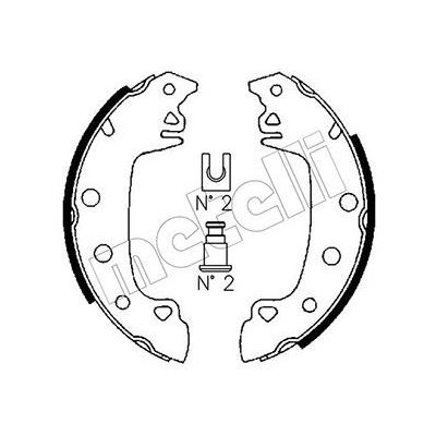Fren Pabuçlu Balata Arka Renault Espace (J11)(04.1984->)  MGA 54500/L