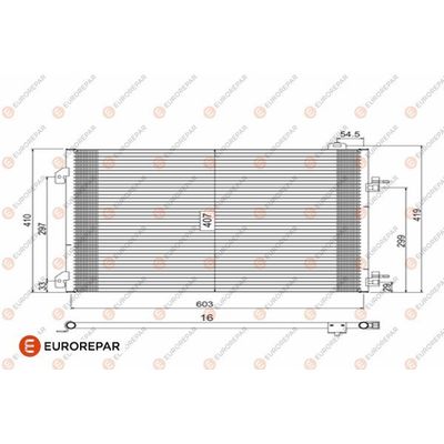 Klima Radyatörü  Renault Clio Symbol I (Makyajlı)(03.2002->)  EUROREPAR 1610159180