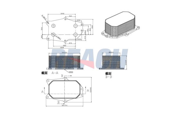 Motor Yağ Soğutucu  Opel Insignia A (2008->)  AKD OP146132