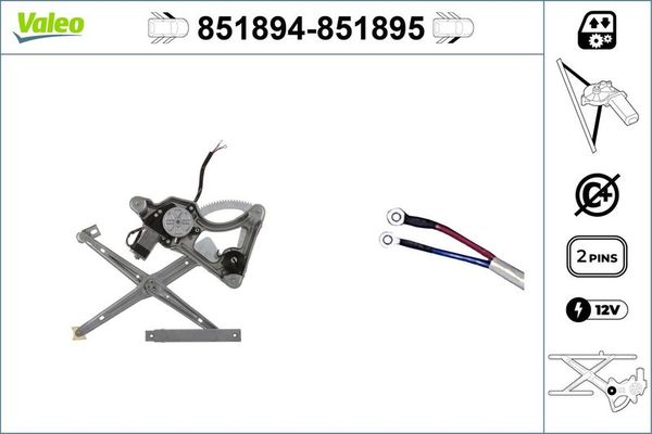 Cam Krikosu Ön Sol VALEO 851894