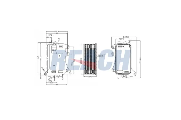 Motor Yağ Soğutucu  BMW X4 Serisi (F26)(07.2014->)  ASPART 6OCO1048