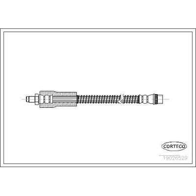 Fren Hortumu Ön Sağ veya Sol Renault Clio II (B/CB0)(06.1998->)  OSSCA 00231