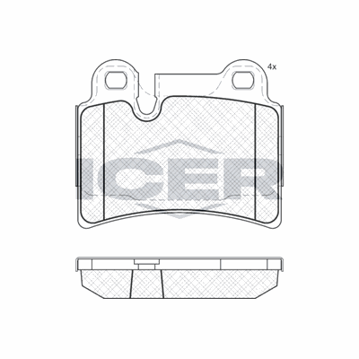 Fren Disk Balata Arka WONGA 22231