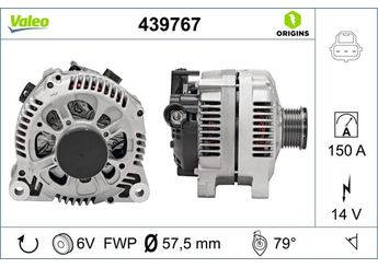 Alternatör  VALEO 439767  1140136 2S6T10300BA 2S6T10300BB 1485762 1519795 1760757 2S6T10300BC 5190803 RM2S6T10300BA RM2S6T10300BB RM2S6T10300BC Y40218300 Y402-18-300