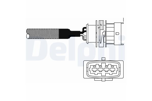 Oksijen (Lambda) Sensörü  DELPHI ES10982-12B1