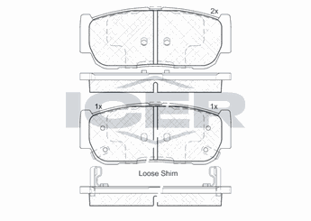 Fren Disk Balata Arka KRAFTVOLL 07010490  48413091A1 583024DU01 58302-4DU01 583023EU00 58302-3EU00 583023EU01 58302-3EU01 583024DU00 58302-4DU00 48413091A0 48413-091A0 48413-091A1 48413091A10 48413-091A10 4841321A10 48413-21A10 4841321B10 48413-21B10