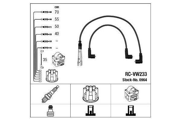 Buji Kablosu  NGK 0964