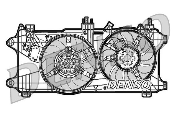Radyatör Fan ve Motoru  DENSO DER09027