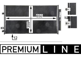 Klima Radyatörü  MAHLE AC 33 000P  51938531 51966751 0000051938531 68248149AA