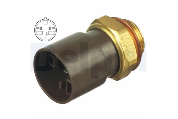 Fan Müşürü  Volkswagen T4 Transporter Kamyonet Çift Kabin Syncro (08.1992->2003)  DELPHI TS10341