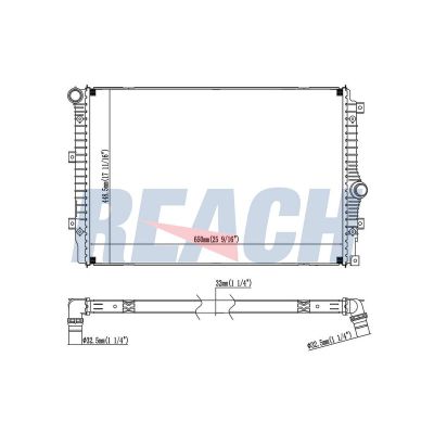 Su Radyatörü  Volkswagen Tiguan (5N2)(02.2011->2016)  WENDERPARTS MA1405001403