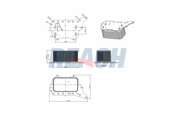 Motor Yağ Soğutucu  Mercedes V -Sınıfı  Vito Marco Polo (447)(07.2014->)  MGA 63158
