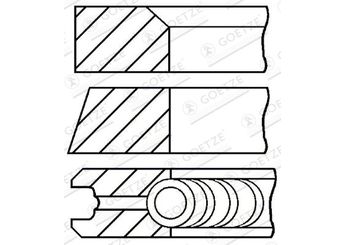Segman (92.00MM-STD)  RIK 15450-000  15450000 95647736 95667766