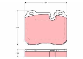 Fren Disk Balata Ön TRW GDB1161  GDB1161 1160120 1 160 120 1160195 1 160 195 1160708 1 160 708 1160710 1 160 710 34111160120 34 11 1 160 120 34111160195 34 11 1 160 195 34111160708 34 11 1 160 708 34111160710 34 11 1 160 710