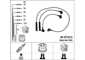 Buji Kablosu  MGA 35241  9091921528