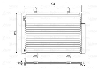 Klima Radyatörü  VALEO 814418  9531071L01 9531068L00 95310-68L00 9531071L00 95310-71L00 9531068L10 9531068L11 95310T60002 95310T68L00