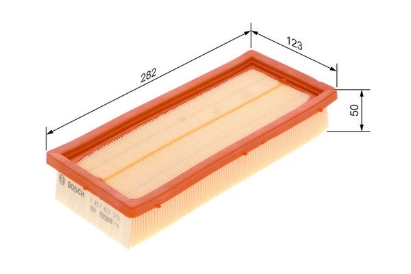 Hava Filtresi  Fiat Punto (188) 3/5 Kapı (06.2003->)  BOSCH 1 457 433 316