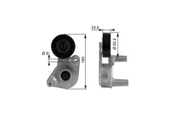 Vantilatör Kayış Gergi Rulmanı  GATES T38149  2528137101 25281-37101 2528137120 25281-37120