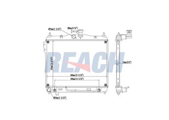 Su Radyatörü  MGA 80585  253101C150 25310-1C150 253101C350 25310-1C350 253101C356