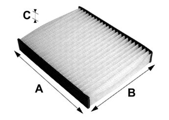 Polen Filtresi  VALEO 698694  1204459 1585216 1713178 2S6J19G244ABHF ME2S6H16N619AA