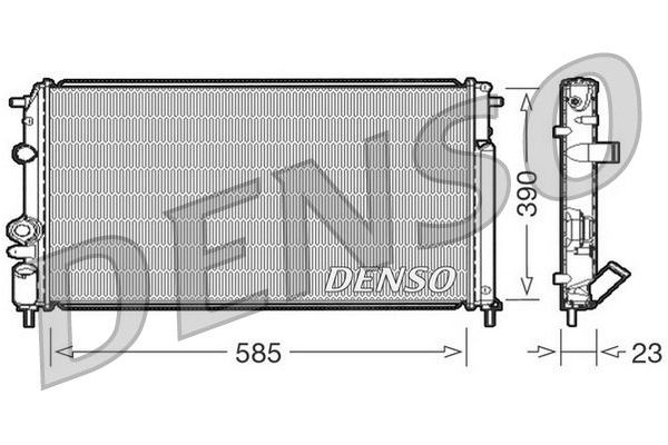 Su Radyatörü  DENSO DRM23053