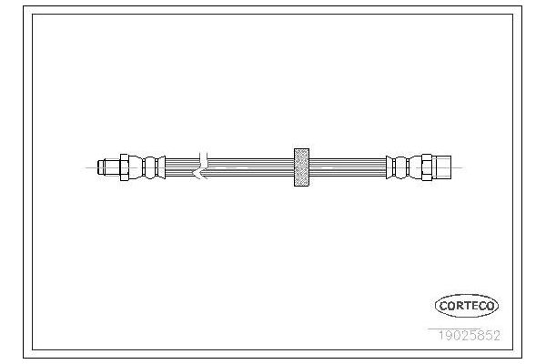 Fren Hortumu Ön Sağ veya Sol Volvo S90 Sedan (12.1996->)  CORTECO 19025852