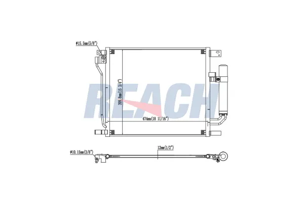 Klima Radyatörü  VEKA 43-3119