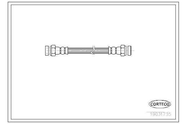 Fren Hortumu Arka Sağ veya Sol Skoda Felicia Pickup (1996->)  WONGA 00565