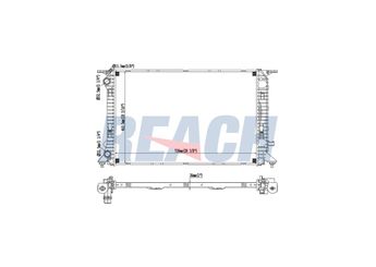 Su Radyatörü  RADISEN RR 60323  8K0121251L 8K0121251R 8UD121251 8K0121251AC 8K0121251AG