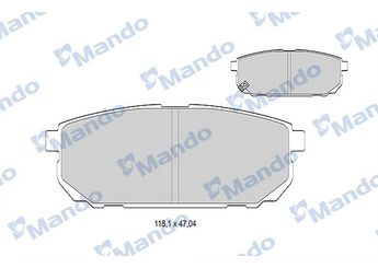 Fren Disk Balata Arka MANDO MBF015321  MBF015321 583023ED00 58302-3ED00 583023ED01 58302-3ED01 583023EE00 58302-3EE00